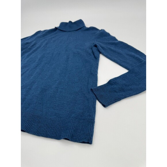 Pendleton Turtleneck Sweater Women's Medium Blue Long Sleeve 100% Merino Wool - Picture 2 of 12